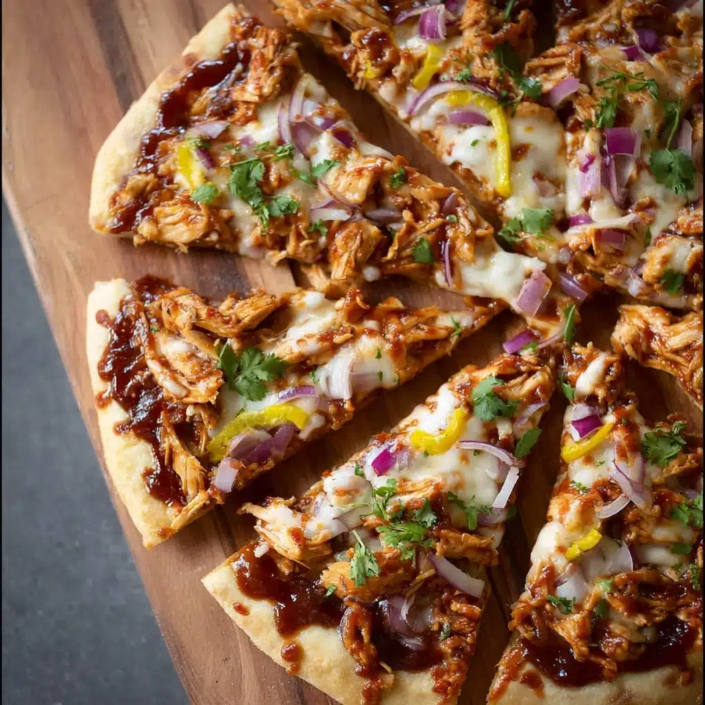 Homemade BBQ Chicken Pizza Recipe - Recipe Image