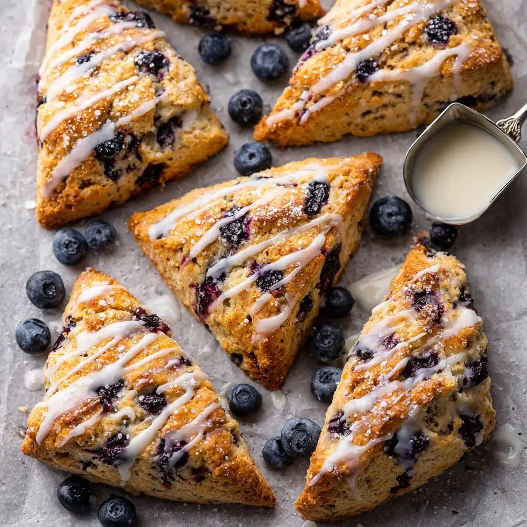 Classic Bakery-Style Blueberry Scones Recipe