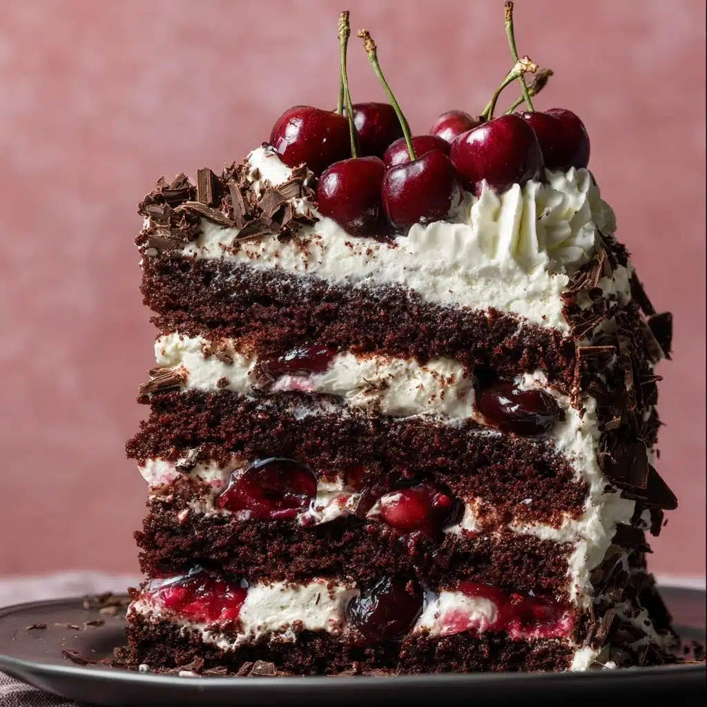 Mile-High Black Forest Cake Recipe - Recipe Image