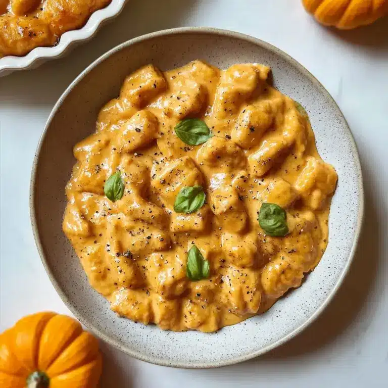 Easy Gnocchi Pumpkin Sauce Recipe (Creamy and Homemade) Recipe