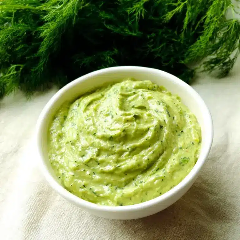Fresh Avocado Dill Dip Recipe