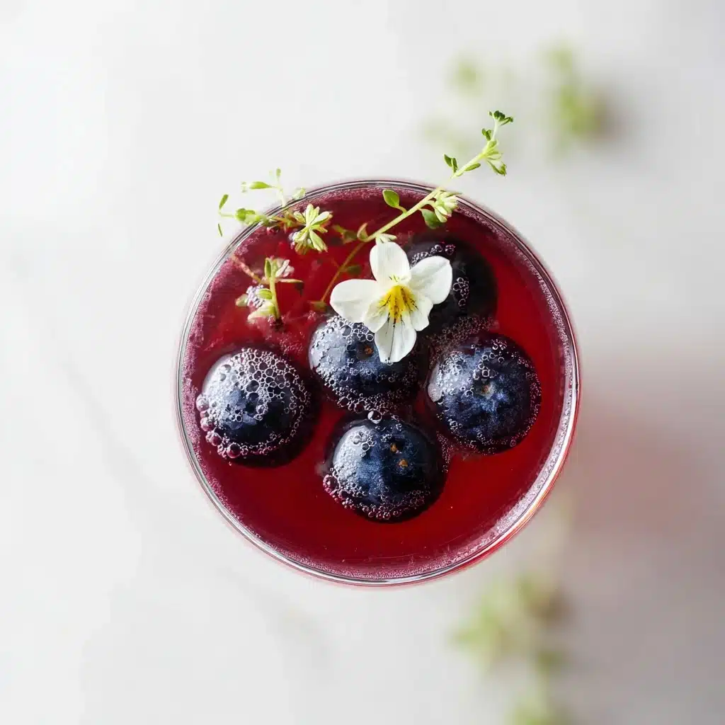 Blueberry Thyme Mimosas (Alcohol-Free) Recipe - Recipe Image