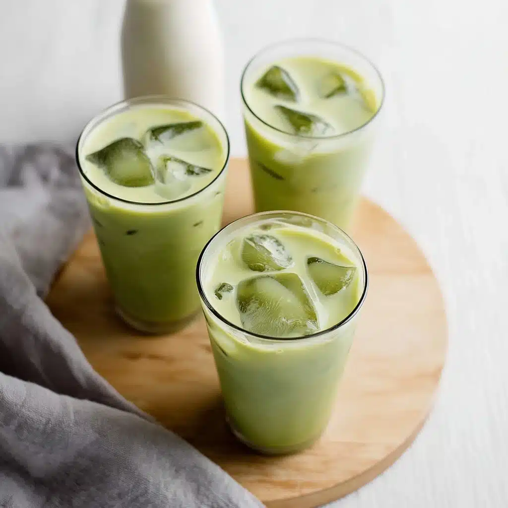 5-Minute Iced Green Tea Matcha Latte Recipe - Recipe Image