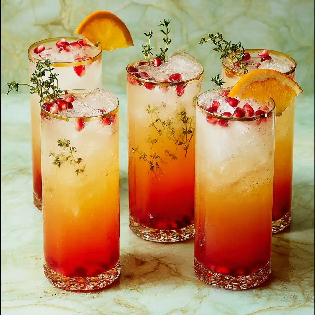 Pomegranate-Thyme Spritz Recipe - Recipe Image