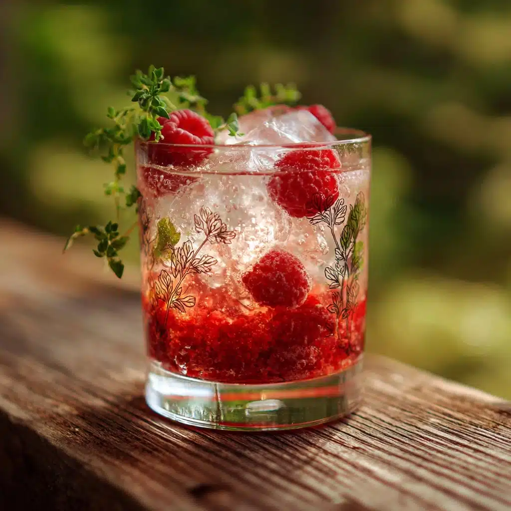 Raspberry Thyme Cocktail Recipe - Recipe Image