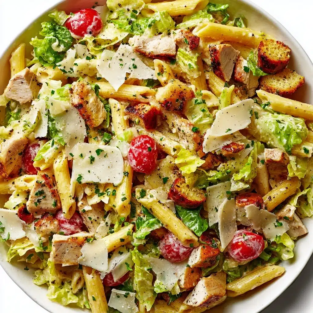 Chicken Caesar Pasta Salad Recipe - Recipe Image