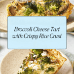 Broccoli Tart with Brown Rice Crust Recipe