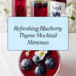 Blueberry Thyme Mimosas (Alcohol-Free) Recipe