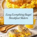 Easy Breakfast Bagel Sliders Recipe