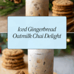 Iced Gingerbread Oatmilk Chai Recipe