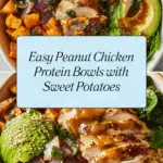 Peanut Chicken Protein Bowls Recipe