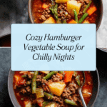 Easy Hamburger Vegetable Soup Recipe