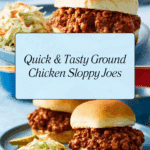 Easy Ground Chicken Sloppy Joes Recipe