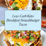 Keto Breakfast SmashBurger Tacos Recipe