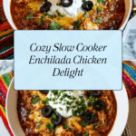 Slow Cooker Enchilada Chicken Recipe