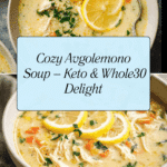Avgolemono Soup (Whole30, Keto, Grain Free) Recipe