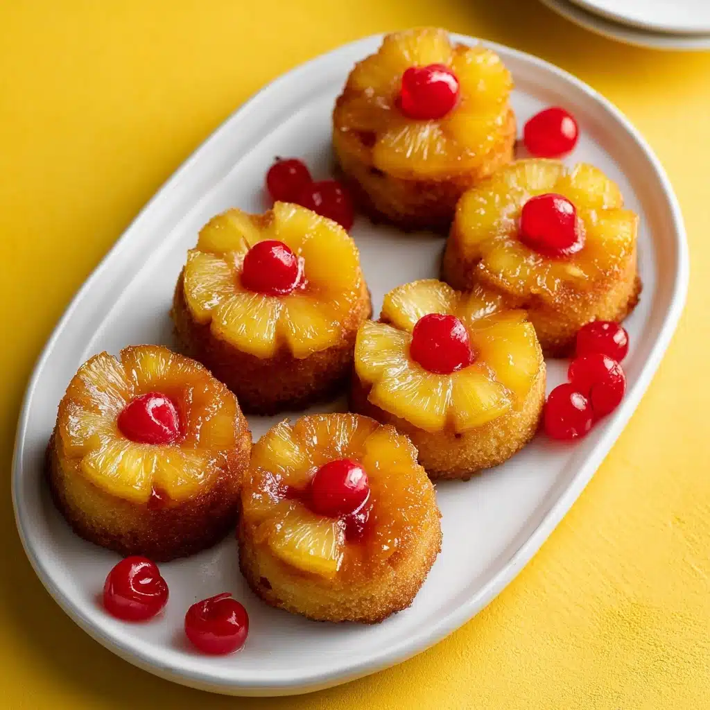 From Scratch Pineapple Upside Down Cupcakes Recipe - Recipe Image
