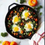 Skillet Sweet Potato Kale Hash Recipe