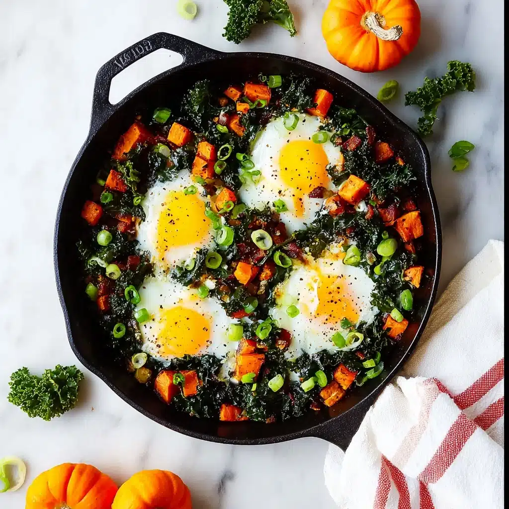Skillet Sweet Potato Kale Hash Recipe