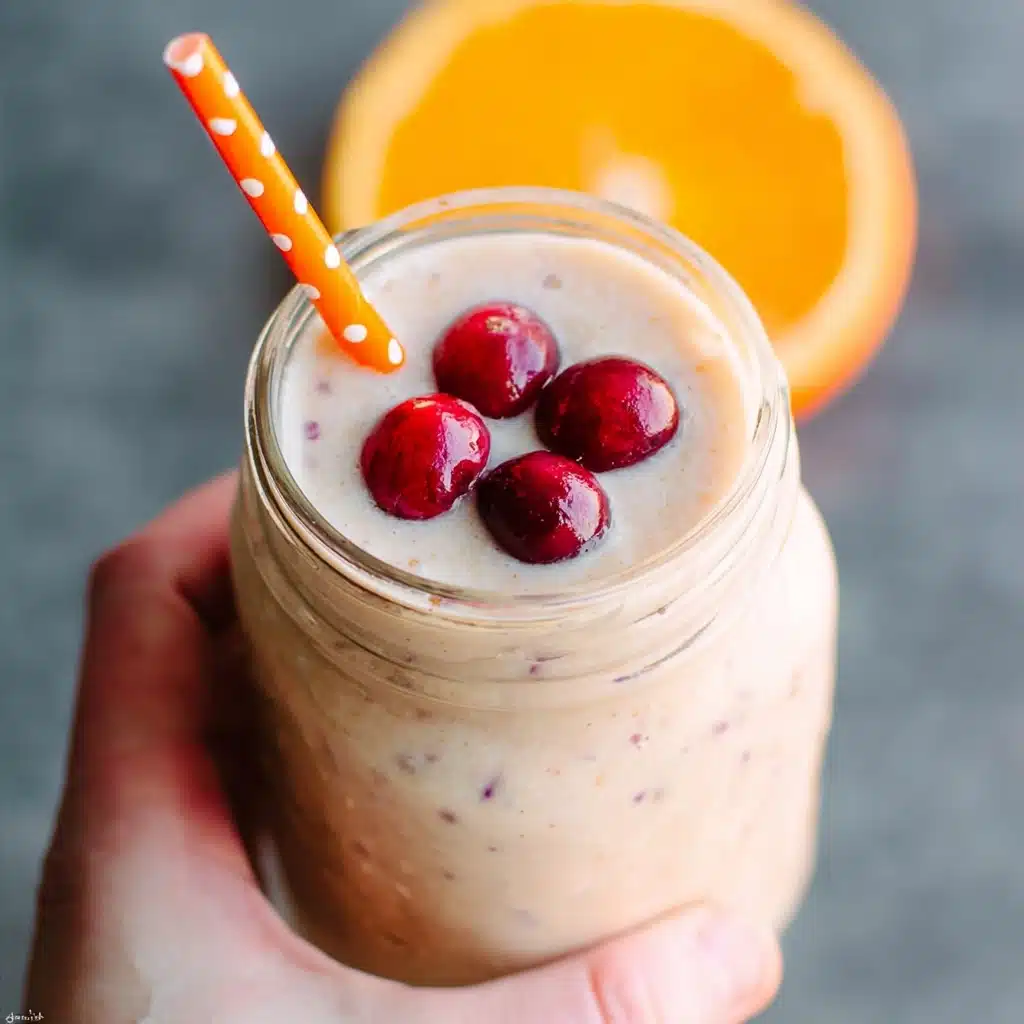 Orange Cranberry Muffin Smoothie Recipe