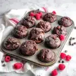 Chocolate Raspberry Veggie Muffins Recipe