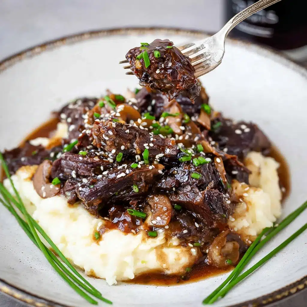 Crockpot Chocolate Stout Short Ribs Recipe - Recipe Image