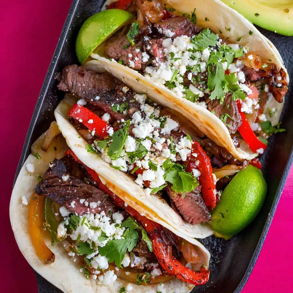 Easy Skillet Steak Fajitas Recipe - Recipe Image