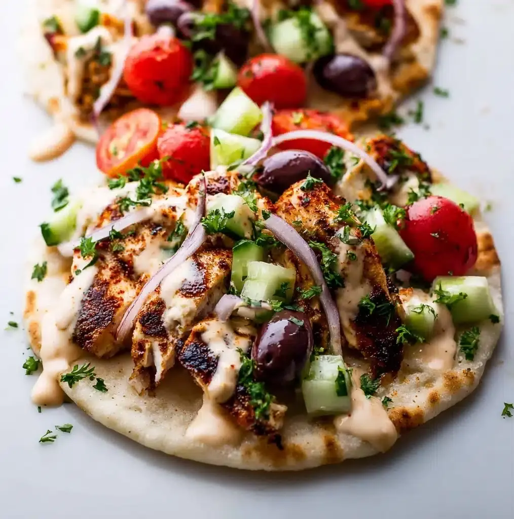 Chicken Shawarma Wrap with Tahini Sauce Recipe - Recipe Image