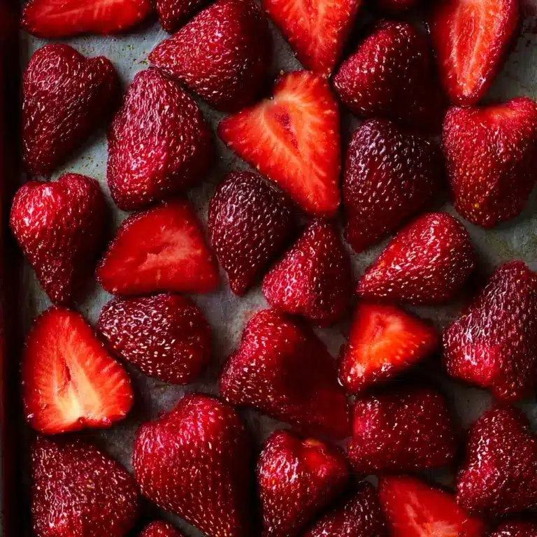 Oven Dried Strawberries Recipe