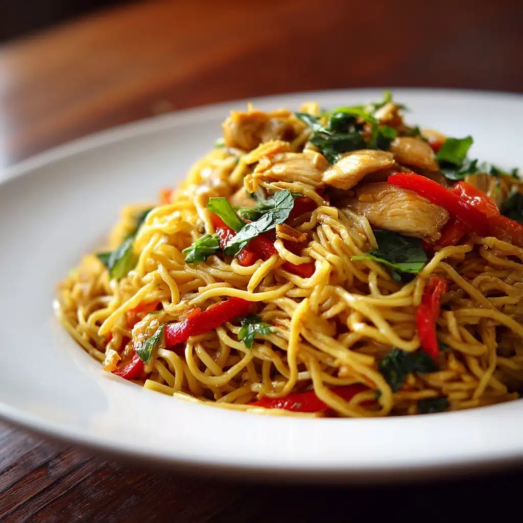 Chicken Spaghetti Lo Mein Recipe - Recipe Image