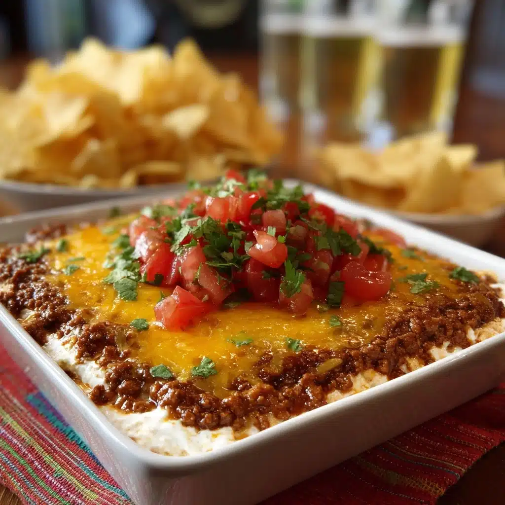 Cheesy Taco Dip Recipe - Recipe Image