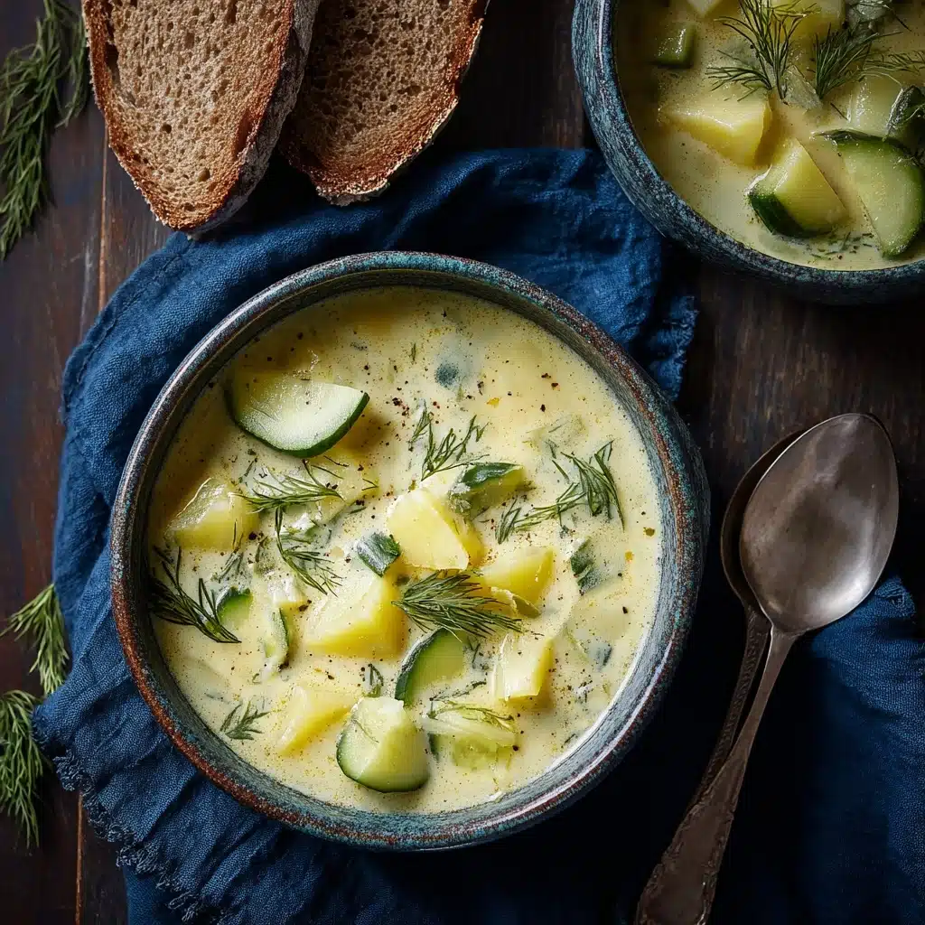 Creamy Dill Pickle Soup (Zupa Ogórkowa) Recipe - Recipe Image