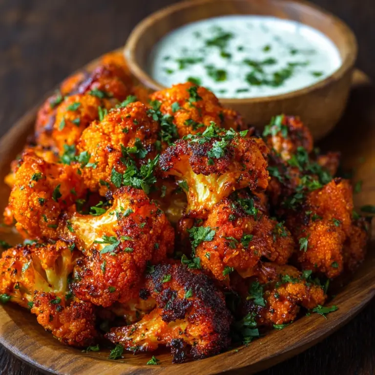 Vegan Bang Bang Cauliflower Wings Recipe