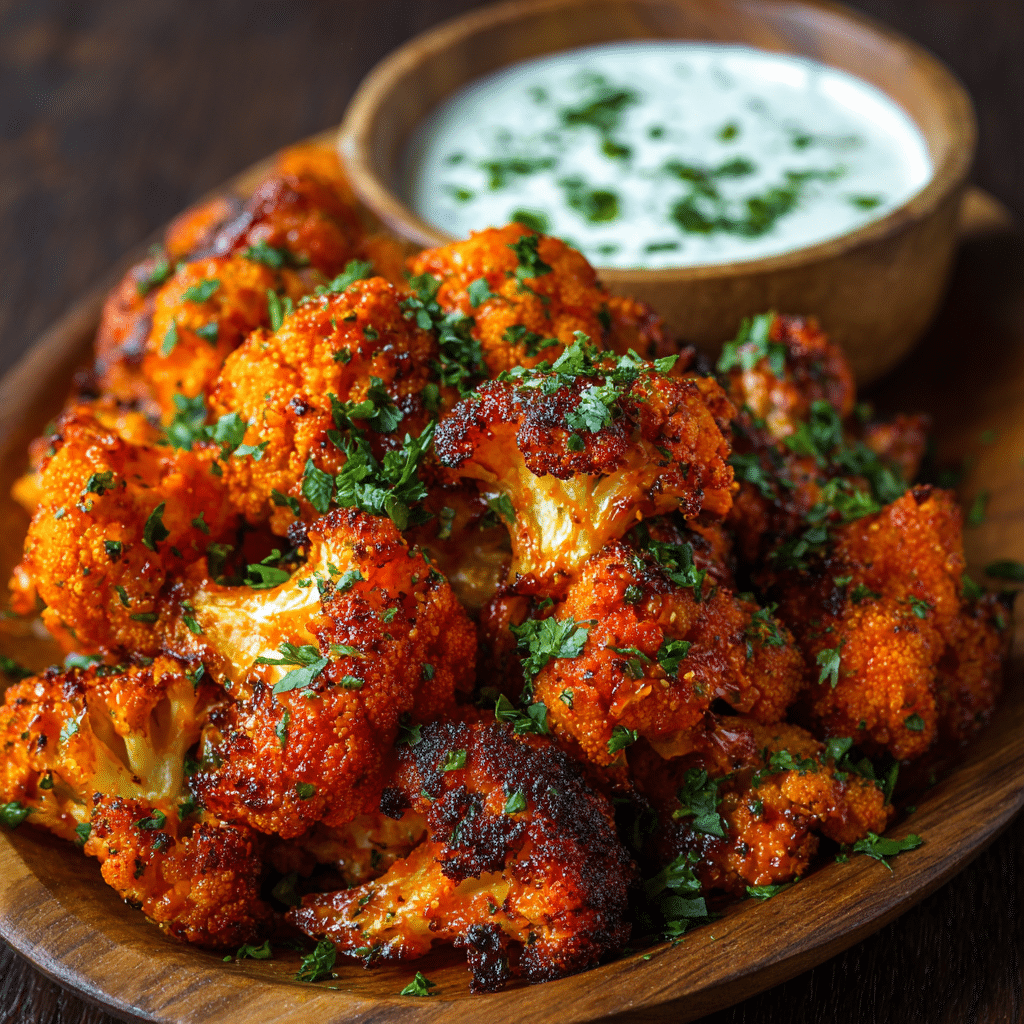 Vegan Bang Bang Cauliflower Wings Recipe - Recipe Image