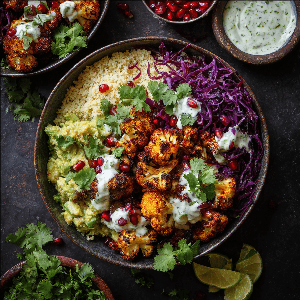 Cauliflower Shawarma Bowls Recipe - Recipe Image