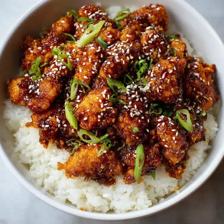 Crispy Chinese Honey Garlic Chicken Recipe