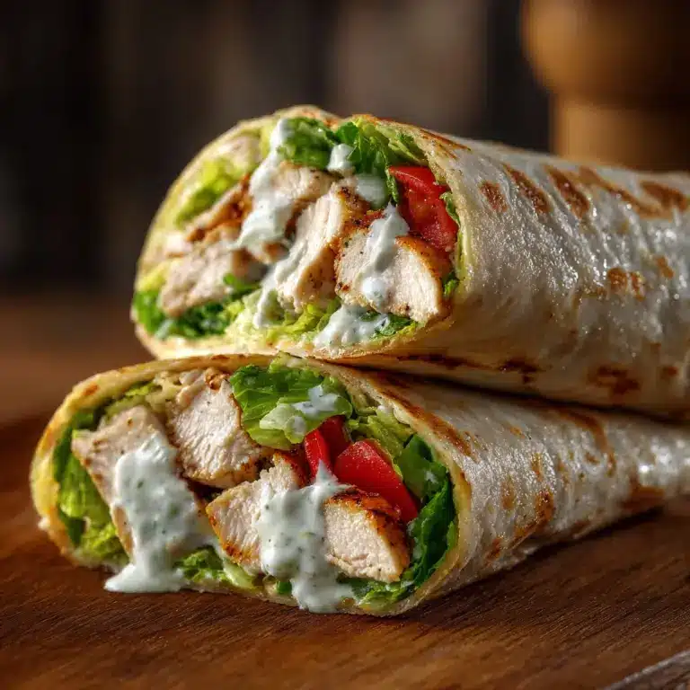 Chicken Caesar Wrap Recipe