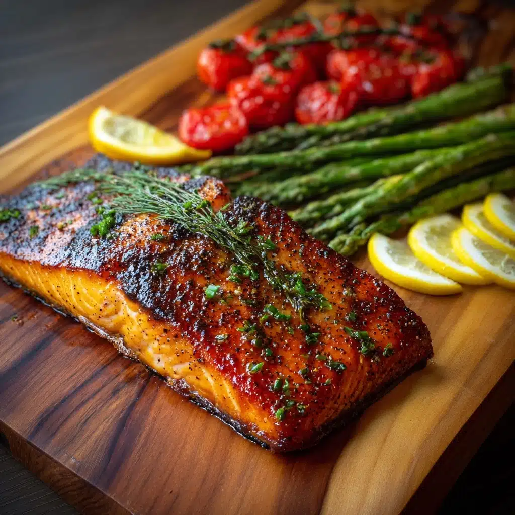 Cedar Planked Salmon Recipe - Recipe Image