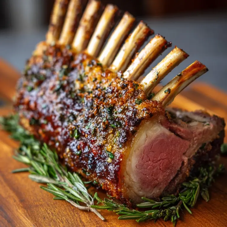 Roasted Rack of Lamb Recipe