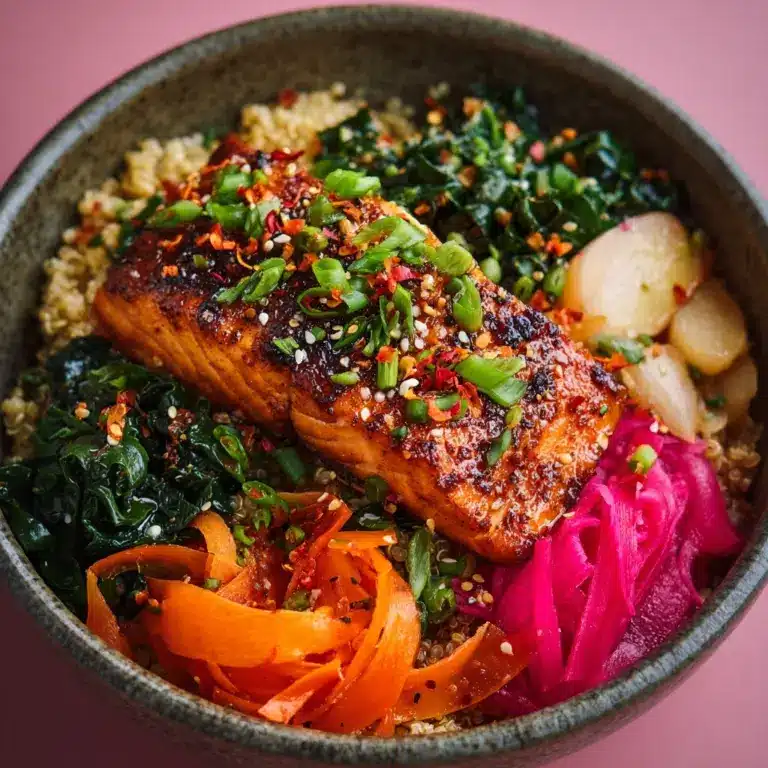 Crispy Salmon & Rice Bowl Recipe