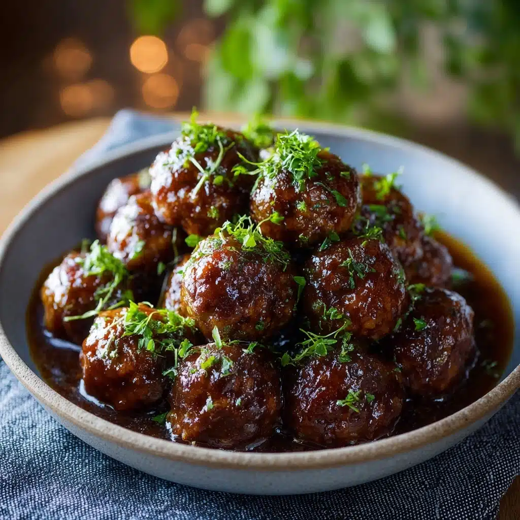 Slow Cooker Salisbury Steak Meatballs Recipe - Recipe Image