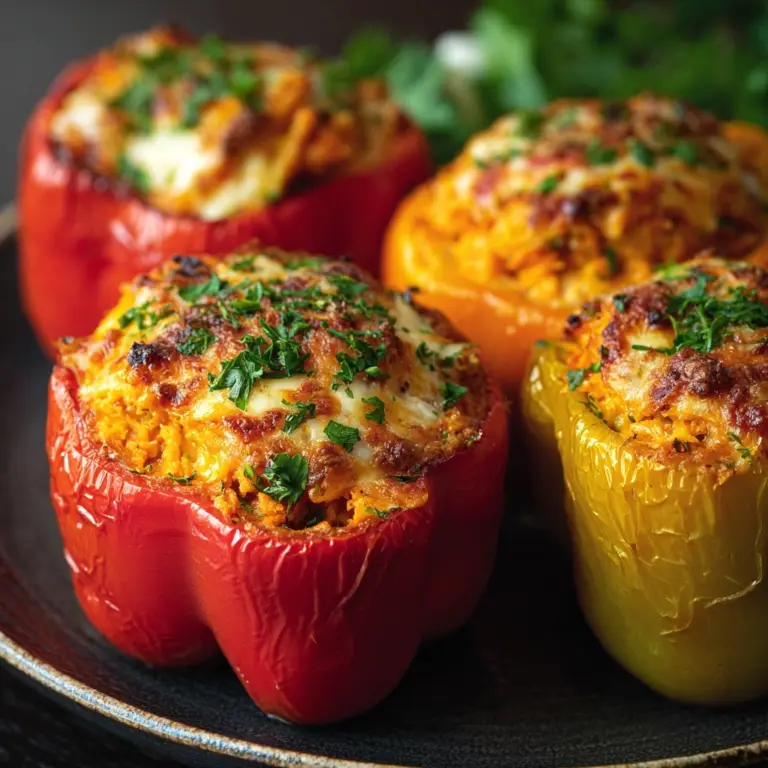 Buffalo Chicken Stuffed Peppers Recipe