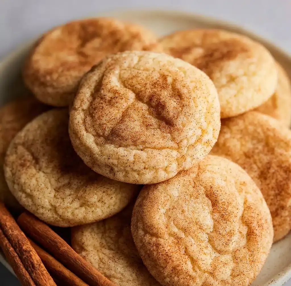 Quick and Chewy Cinnamon Sugar Cookies Recipe - Recipe Image