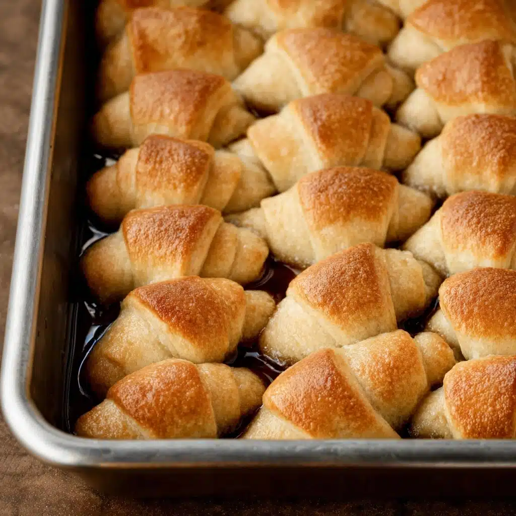Freshly Baked Flaky Apple Dumplings Recipe - Recipe Image