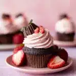 Decadent Chocolate Strawberry Cupcakes Recipe