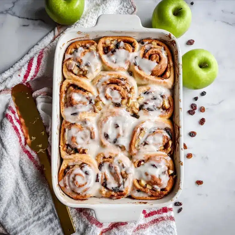 Apple Currant Cinnamon Rolls Recipe