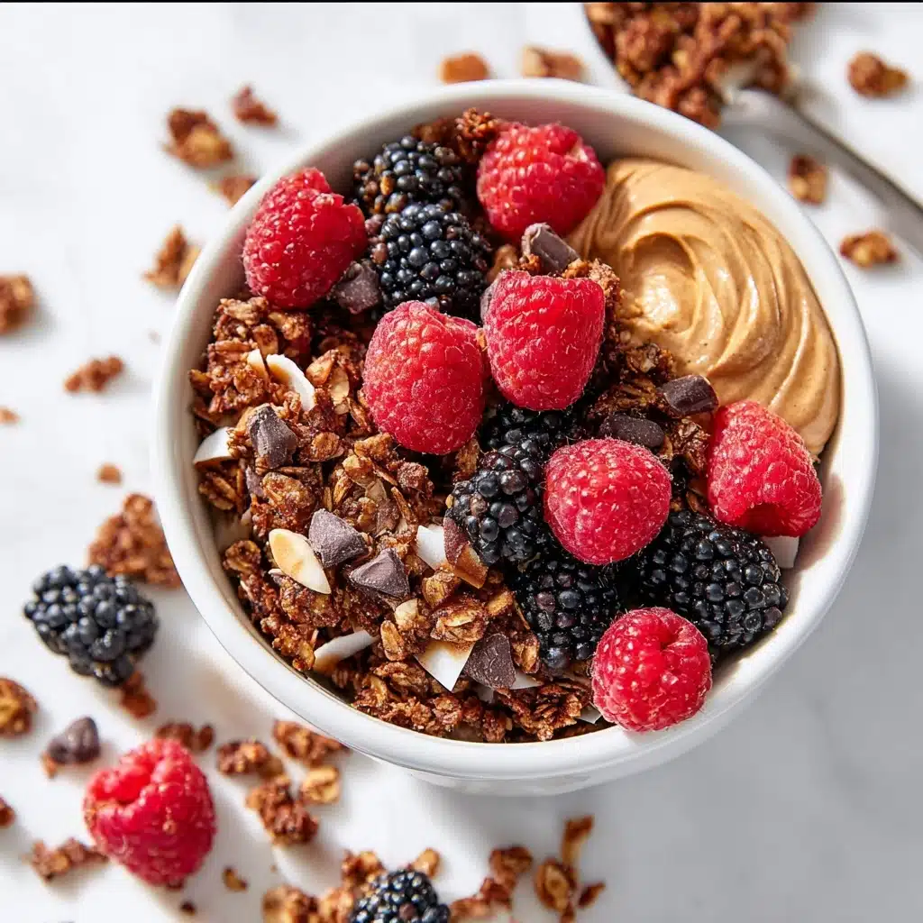 Chocolate Peanut Butter Granola Recipe - Recipe Image