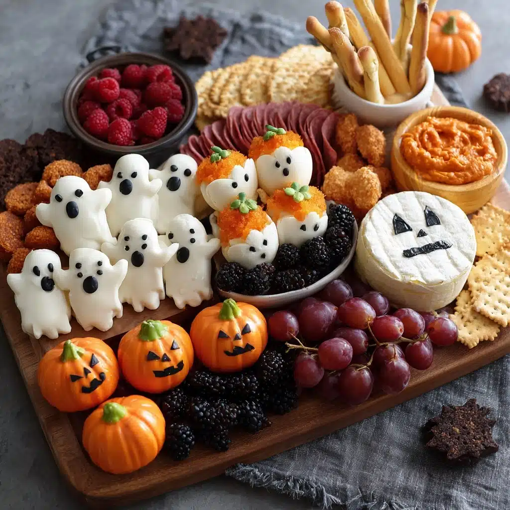 Spooktacular Halloween Cheese Board Recipe - Recipe Image