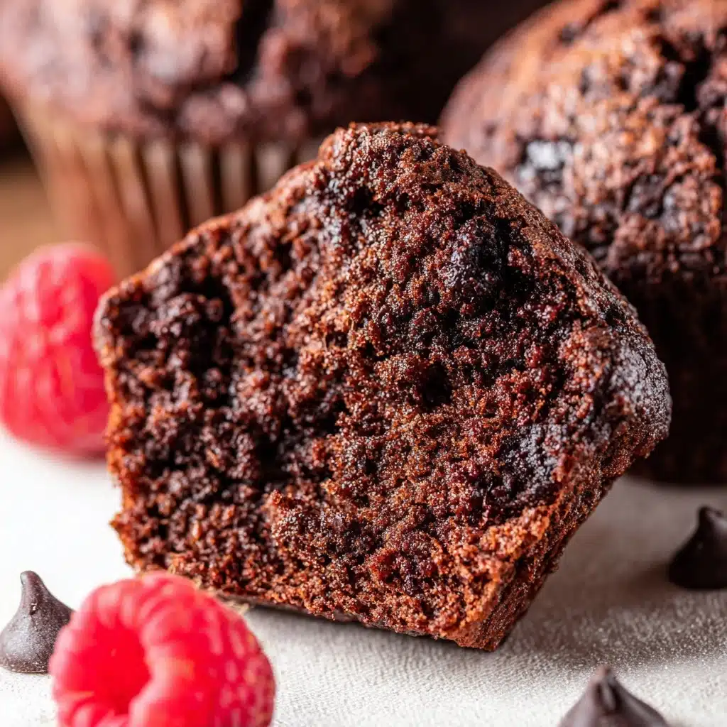 Chocolate Raspberry Veggie Muffins Recipe - Recipe Image
