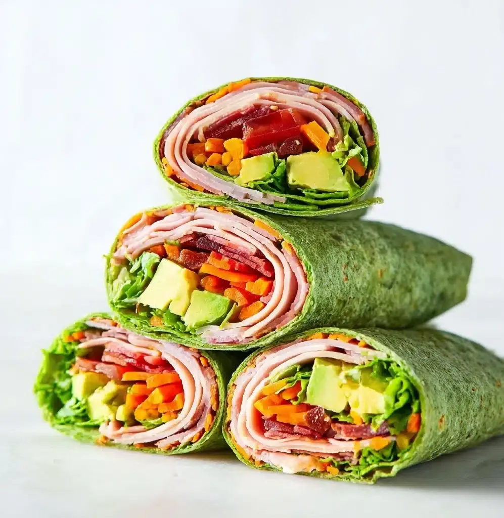 Turkey BLT Wraps Recipe - Recipe Image